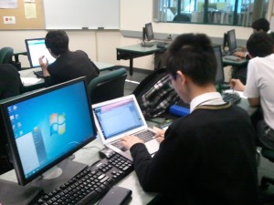 Using Math XL - this student prefers using his Mac Air